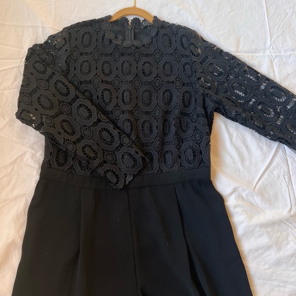 Lace-top wide leg jumpsuit by Eloquii, size 16 - Picture 7 of 7